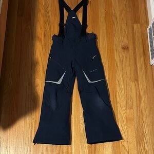 Kids' Obermeyer Navy Convertible snow and ski pants or bib - size 10/12